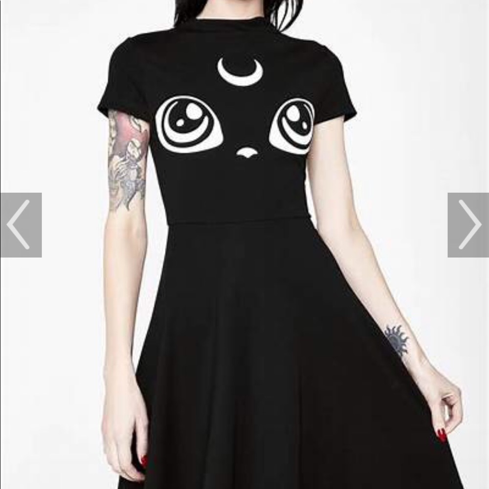 LIKE NEW Meowgical skater dress